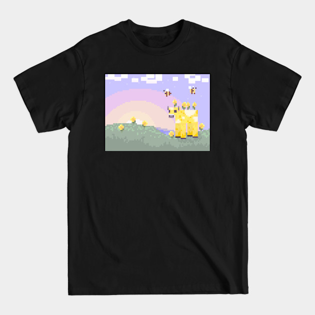 Discover Minecraft Earth: Moobloom & Bees Portrait - Minecraft - T-Shirt