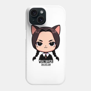 Wednesday - Sad cats club Phone Case