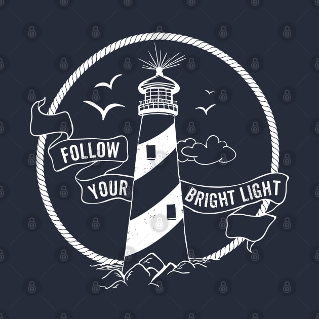 Nautical lettering: Follow you light by GreekTavern