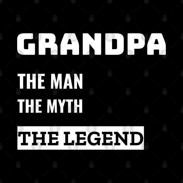 Grandpa - The Legend by Plush Tee