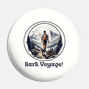 Bark Voyage design Pin