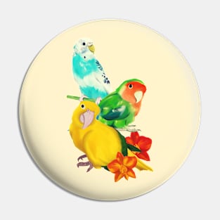 Beautiful Birds Pin