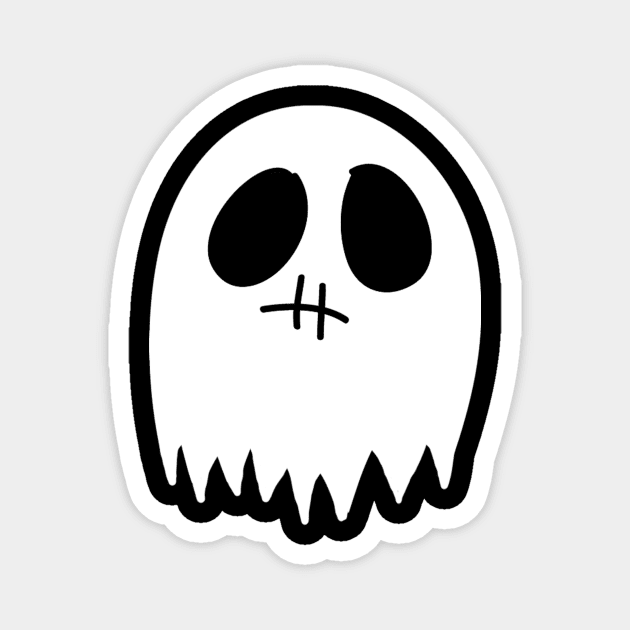 Cute Lifeless Ghost Magnet by saradaboru