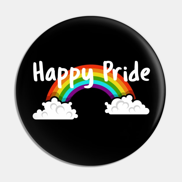 Happy Pride Pin by GrayDaiser