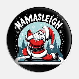 Namasleigh Funny Yoga Gift Men Women Ugly Christmas Yoga Pin