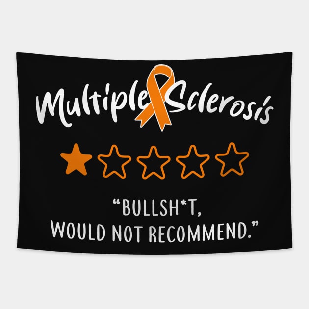 Multiple Sclerosis MS One Star Tapestry by Psitta