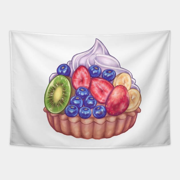 Fruit Tart Tapestry by Riacchie Illustrations
