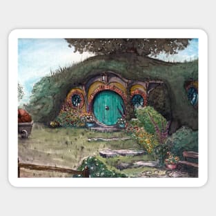 Hobbit Decor Bag End Inspired Original Art Painting, Hobbit Hole, Lord of  the Rings Fine Art Print, the Fellowship, Middle Earth, Frodo Home 