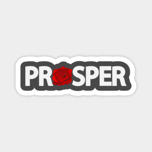 Prosper typography design Magnet