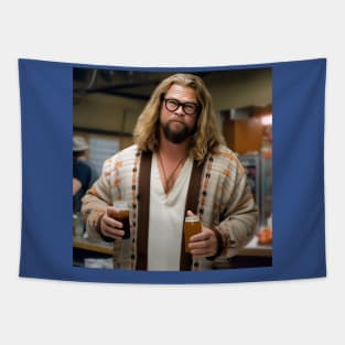 Fat Thor Dude Tapestry