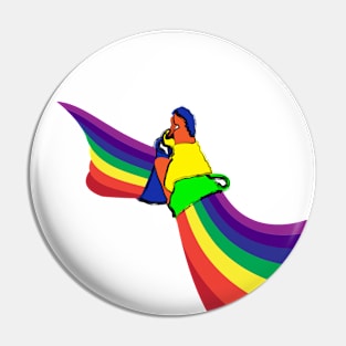 Drink The Rainbow Pin