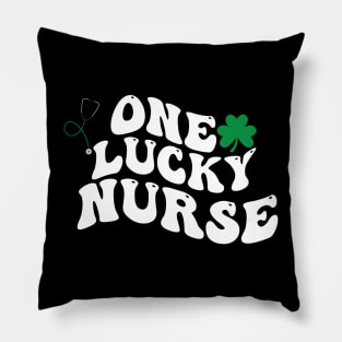 One Lucky Nurse St Patrick's Day Pillow
