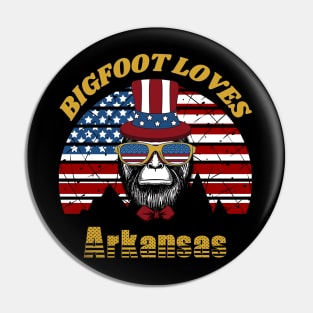 Bigfoot Loves America, Alabama Pin