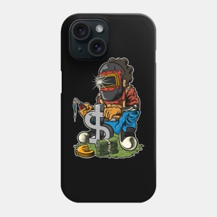 Welderman work for dollars Phone Case