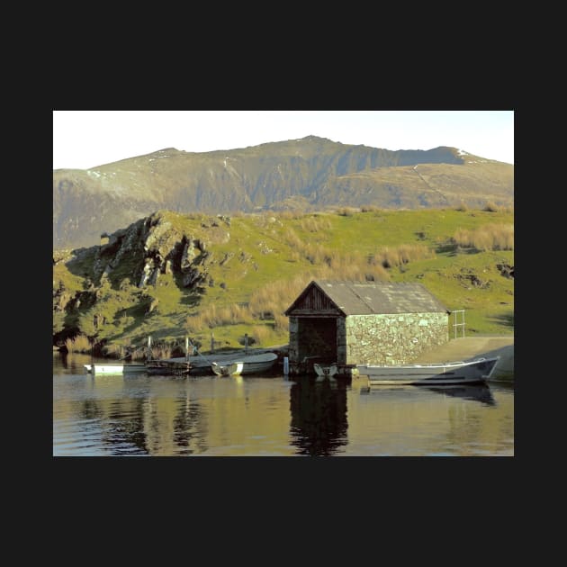 THE SODDED LAKE - LLYN Y DYWARCHEN by dumbodancer