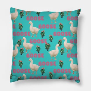 Goose and cactus pattern Pillow