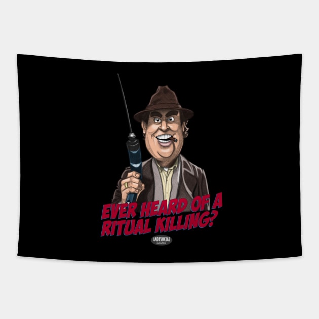 Buck Russell Tapestry by AndysocialIndustries