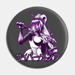 Cyberpunk X Japan: Ronin Girl (var.3) Pin