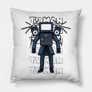 TITAN TV MAN NEW Pillow