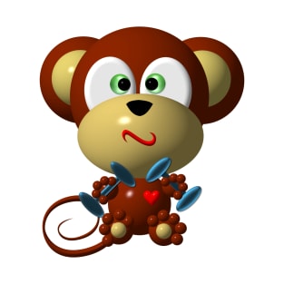 Cute Mighty Muscular Monkey T-Shirt