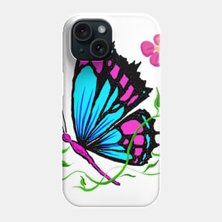 Butterfly Wings and Vines Phone Case