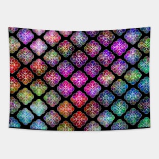 Rings Of Color Pattern Tapestry