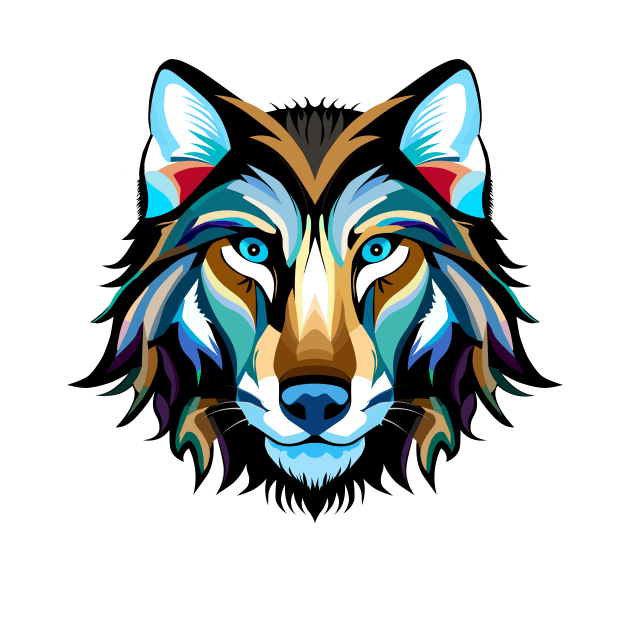 Brown wolf by EmarDesign