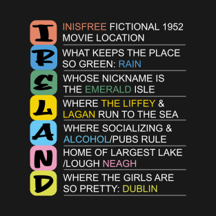 I for Ireland ... what letters Ireland might stand for T-Shirt