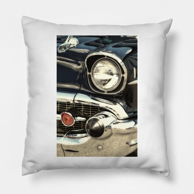 57 Chevy Headlight Pillow by jforno