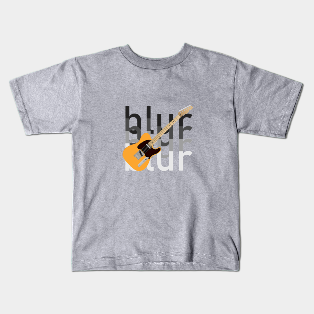 Yellow Kids Electric Guitar - Blur Yellow Telecaster Electric Guitar Design Blur Band Kids T Shirt Teepublic