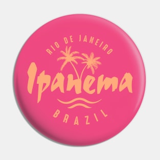 Ipanema Brazil Rio De Janeiro Pin