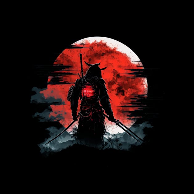 samurai at night by Nature