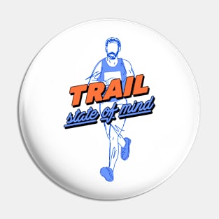 Trail State of Mind Trail Running Pin