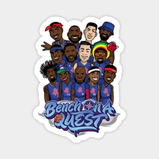 Bench On A Quest - NBA Player Gang Magnet