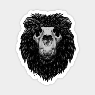 Lion Skull Magnet