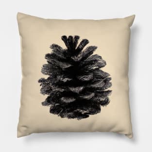 Black Pinecone Pillow