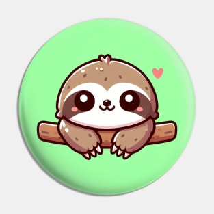 Charming Kawaii Sloth Pin