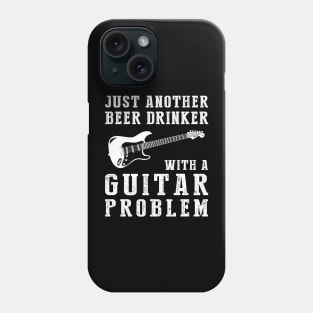 Strings & Sips: Just Another Beer Drinker with a Guitar Problem! Phone Case