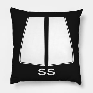 72 Chevelle SS Stripes (White) Pillow