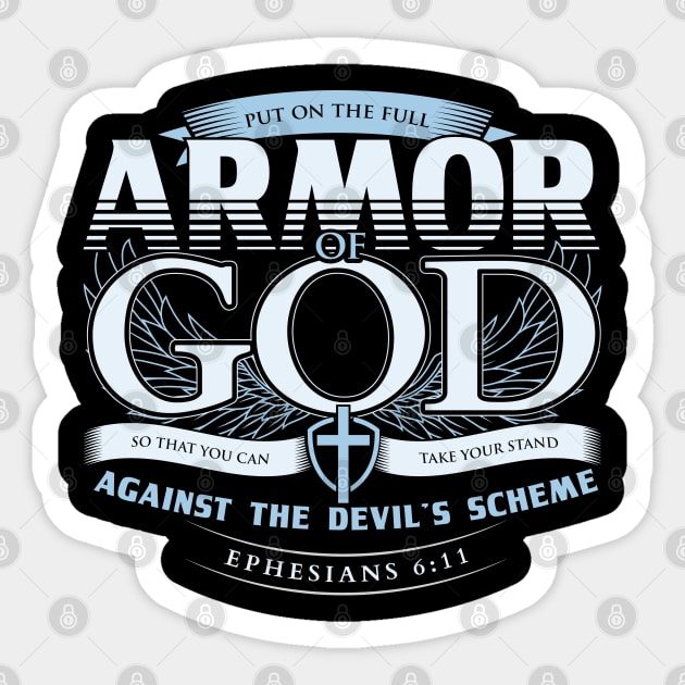Armor of God Sticker Christian Stickers Bible Verse Stickers
