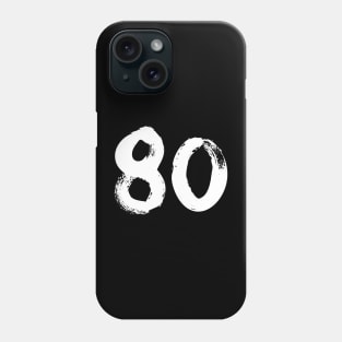 Number 80 Phone Case