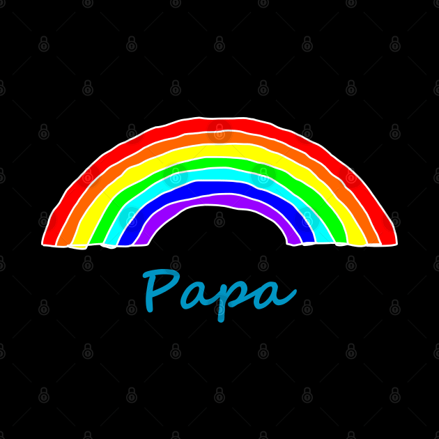 Papa Rainbow for Fathers Day by ellenhenryart