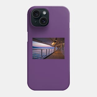 Sunrise in Aegian sea. Viewed from the cruise ship. Phone Case