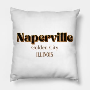 Naperville Golden City Pillow