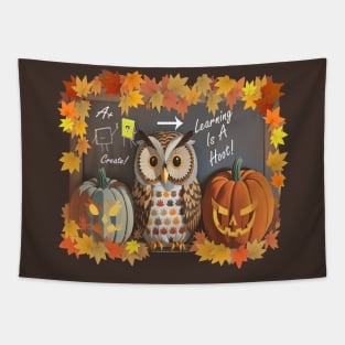 Teachers Learning Is A Hoot Fall Tapestry