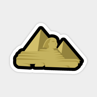 Giza Pyramids & Sphinx Magnet