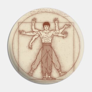 Vitruvian Dragon Pin