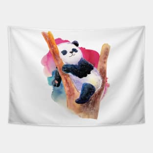 Napping Time Cute Panda - Adorable Panda - Kawaii Panda Tapestry