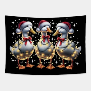 Christmas Ducks Tapestry