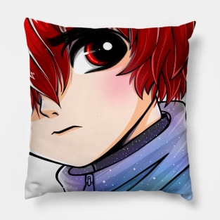 Portrait of Red Hair Boy Pillow